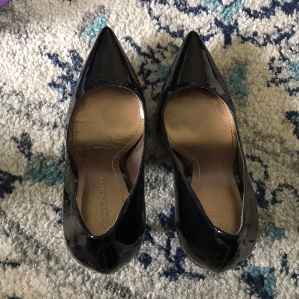 Black bcbg stiletto heels